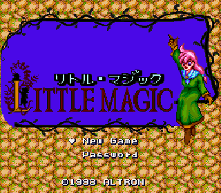 Screenshot Thumbnail / Media File 1 for Little Magic (Japan) [En by Aeon Genesis v1.00B]